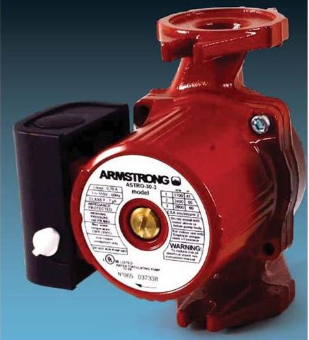 Armstrong Astro 2 Series - 230CI-R - 3-Speed Wet-Rotor Circulator - 1/2