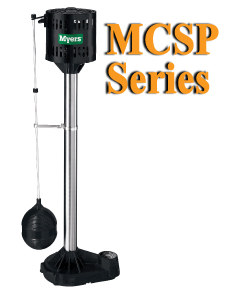 Myers MCSP Series - 1/3 HP Pedestal Sump Pumps
