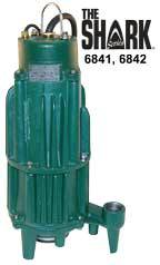 Zoeller Shark Series 6841 Single Directional Grinder Pumps