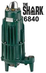 Zoeller Shark Series 6840 - 2 HP Reversible Grinder Pump