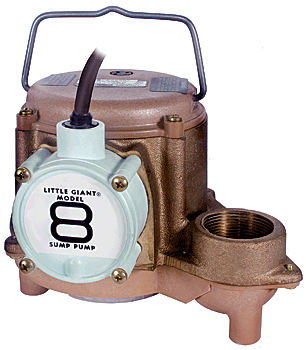 Little Giant 8-CBM Bronze Sump Pump