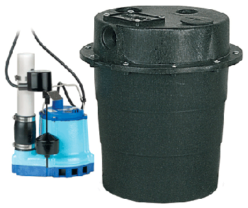 Little Giant Drainosaur II WRS-8E Pump System