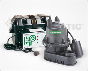 Hydromatic Battery Backup Sump Pump Power Supply