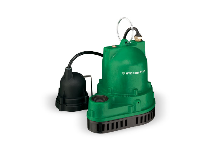 Hydromatic 3/10 HP Cast Iron Sump Pumps 