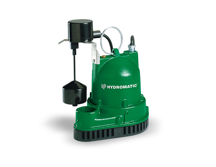 Hydromatic 3/10 HP Cast Iron Sump Pumps 