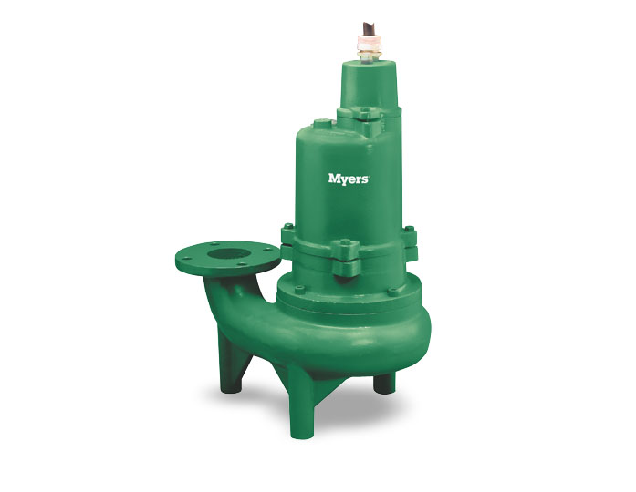 Myers 3 In. Solids Handling Pump, Single-Seal