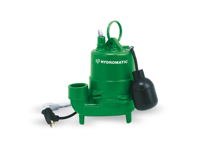 Hydromatic Submers. High-Temp. 1/2 HP Cast Iron Effluent Pump